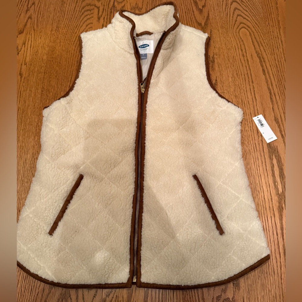 Old Navy Vest with Brown Accents